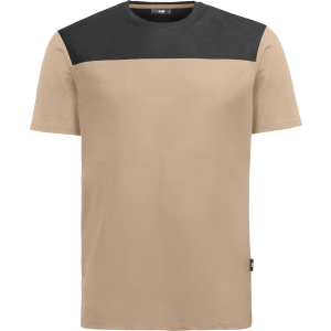 FHB Arbeits T-Shirt KNUT beige-schwarz