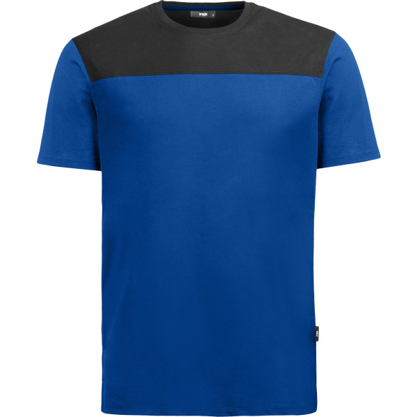 FHB Arbeits T-Shirt KNUT royalblau-schwarz