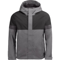 FHB LUCA Regenjacke grau-schwarz