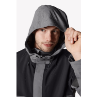 FHB LUCA Regenjacke grau-schwarz