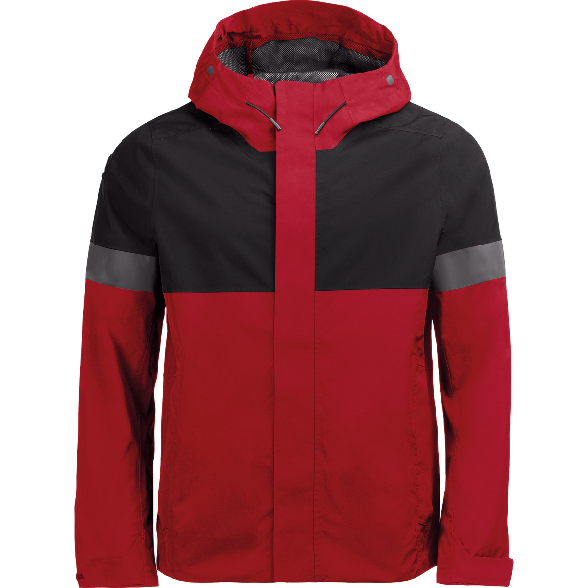 FHB LUCA Regenjacke rot-schwarz