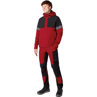 FHB LUCA Regenjacke rot-schwarz