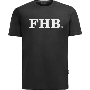 T-Shirt in schwarz mit FHB Logo