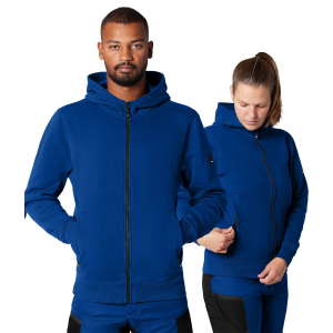 FHB QUENTIN Hoodie Jacke royalblau