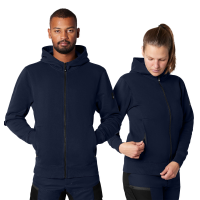 FHB QUENTIN Hoodie Jacke marine