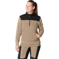 FHB ROB Zip-Sweatshirt beige-schwarz