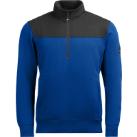 FHB ROB Zip-Sweatshirt royalblau-schwarz