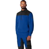 FHB ROB Zip-Sweatshirt royalblau-schwarz