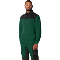 FHB ROB Zip-Sweatshirt grün-schwarz