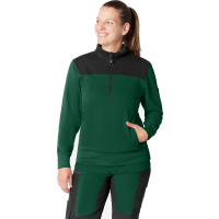 FHB ROB Zip-Sweatshirt grün-schwarz