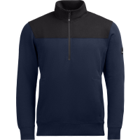 FHB ROB Zip-Sweatshirt marine-schwarz