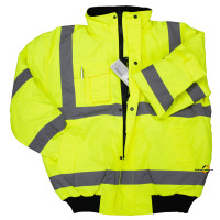 Regenjacke Gelb Bomberjacke Warnschutzjacke Leuchtjacke Arbeitsjacke Bundjacke XL