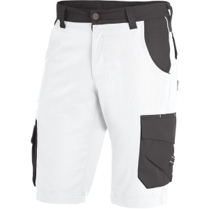 THEO Arbeits-Shorts von FHB Twill weiß-anthrazit