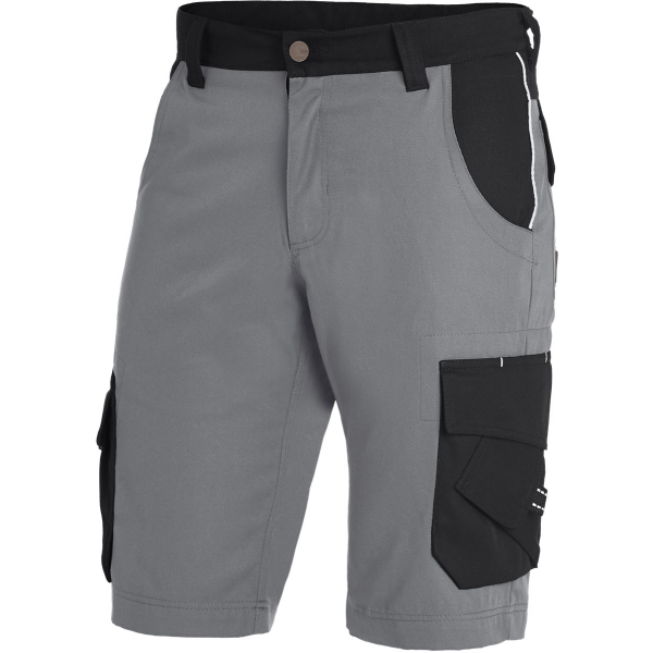 THEO Arbeits-Shorts von FHB Twill grau-schwarz