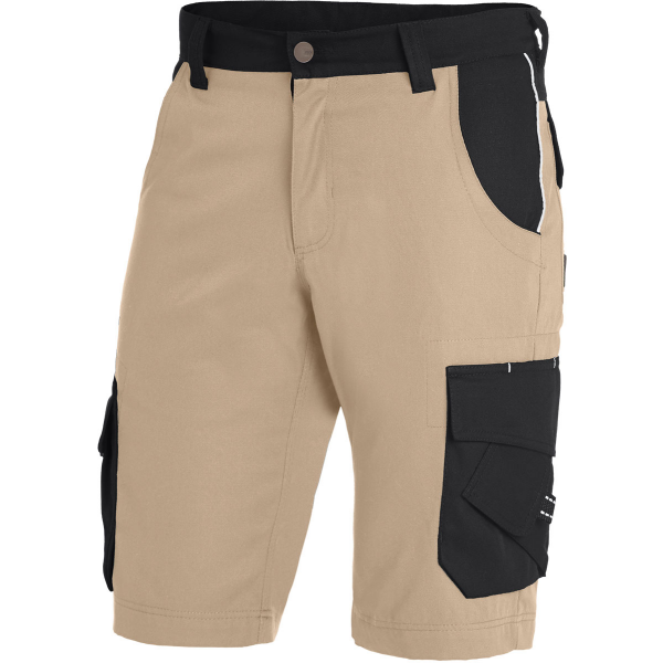 THEO Arbeits-Shorts von FHB Twill beige-schwarz