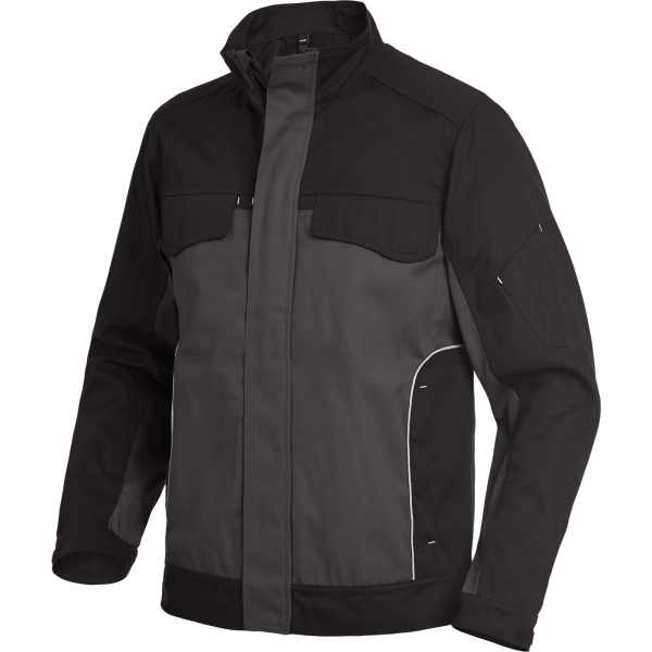 ERNST Arbeitsjacke Twill anthrazit-schwarz