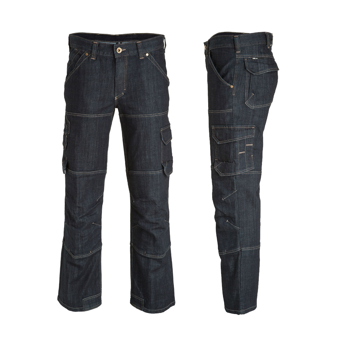 Arbeitshose Jeansarbeitshose Stretch-Jeans Denim