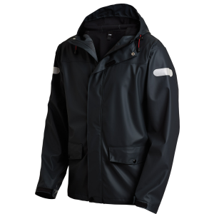 RAINER Regenjacke PU-Stretch schwarz