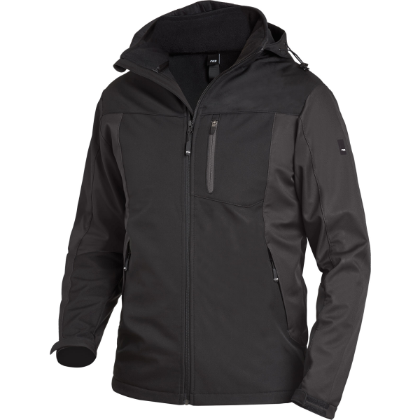 FHB JANNIK Softshelljacke anthrazit-schwarz