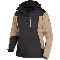 FHB JANNIK Softshelljacke beige-schwarz