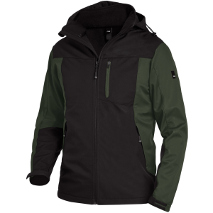 FHB JANNIK Softshelljacke oliv-schwarz