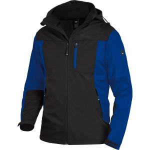 FHB JANNIK Softshelljacke blau-schwarz