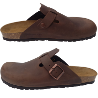 Herren Clogs Hausschuhe  braun