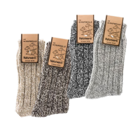 2 Paar Norwegersocken farbig 43-46