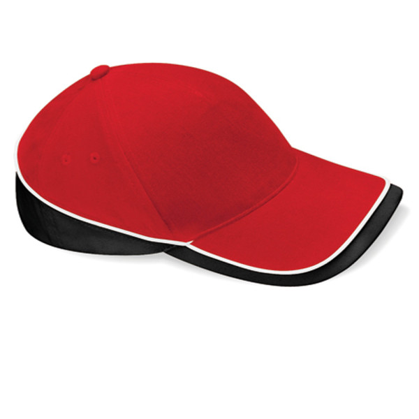 Cappy / Kappe rot schwarz weiß