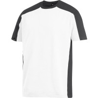 Bicolor T-Shirt von FHB weiß anthrazit