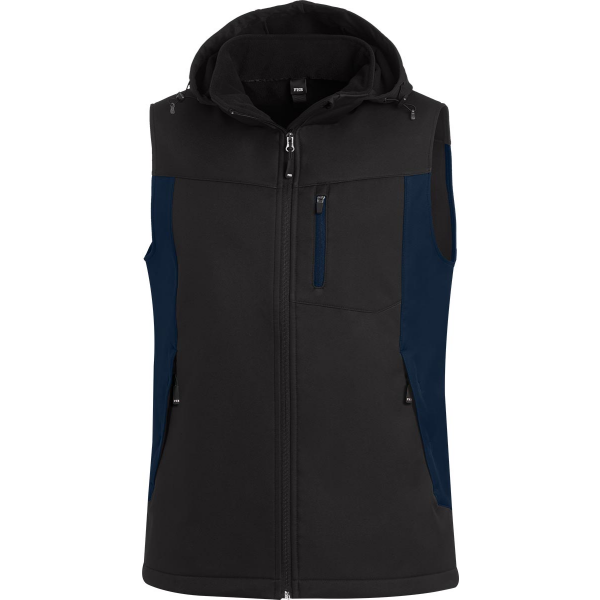 FHB Softshell Arbeits-Weste marine schwarz