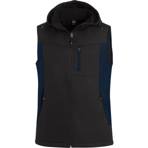 FHB Softshell Arbeits-Weste marine schwarz