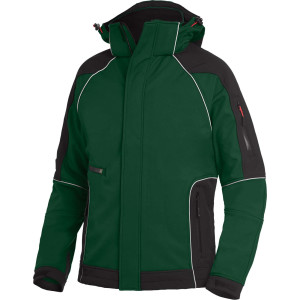 FHB WALTER Softshell-Jacke, grün-schwarz, Gr. 2XL