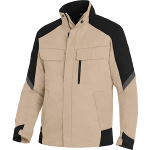 FHB FRANK Arbeitsjacke beige-schwarz