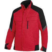 FHB FRANK Arbeitsjacke rot-schwarz