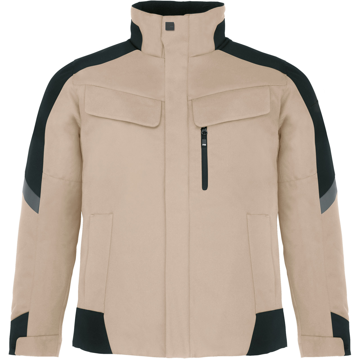 FHB LARS Arbeitsjacke beige-schwarz