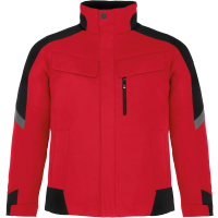 FHB LARS Arbeitsjacke rot-schwarz