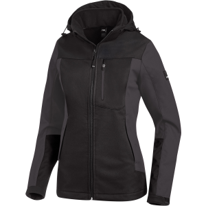 FHB JULIA Softshell-Jacke Damen anthrazit-schwarz