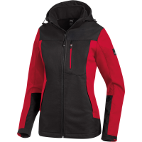 FHB JULIA Softshell-Jacke Damen rot-schwarz