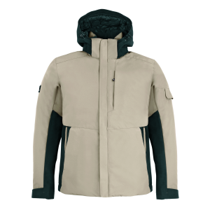 FHB GEORG Arbeitsjacke Primaloft beige-schwarz