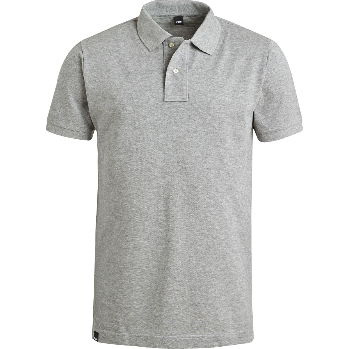 FHB DANIEL Polo-Shirt grau-meliert