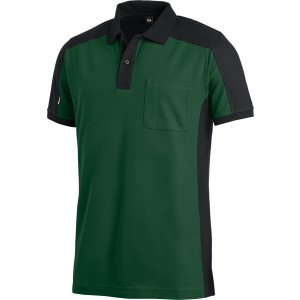 KONRAD Polo-Shirt grün-schwarz 2XL