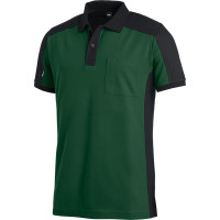 KONRAD Polo-Shirt grün-schwarz L