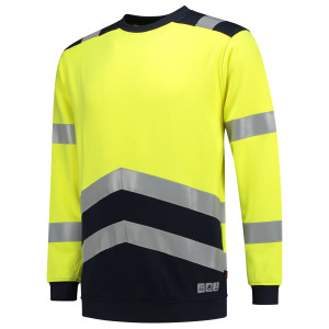 TRICOTP Sweatshirt Multinorm gelb marine