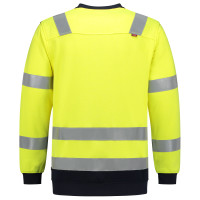 Sweatshirt Multinorm Bicolor Yellowink L