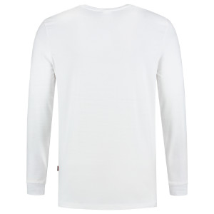 Leichtes langarm T-Shirt 60°C White 8XL