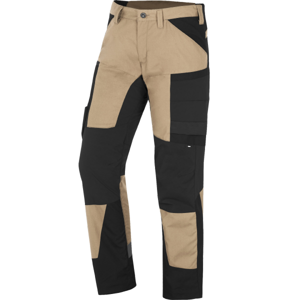 FHB sehr leichte Stretchhose beige-schwarz