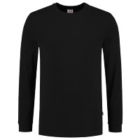 Leichtes langarm T-Shirt 60°C schwarz XS-8XL