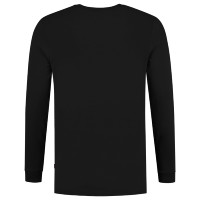 Leichtes langarm T-Shirt 60°C schwarz XS-8XL