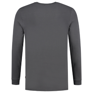 Leichtes langarm T-Shirt 60°C dunkelgrau XS-8XL